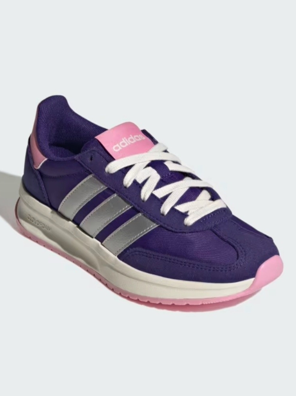 adidas Run 70s 2.0 J Purple Pink Sneakers 6.5Y Women’s 7 NWT